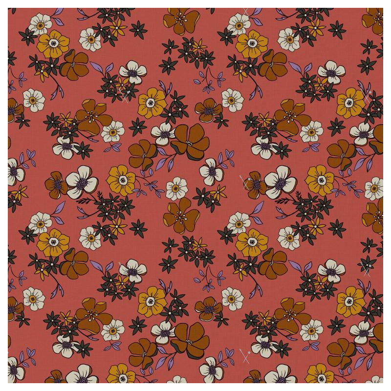 Viscosa estampada IMAE Floridense / Toffee